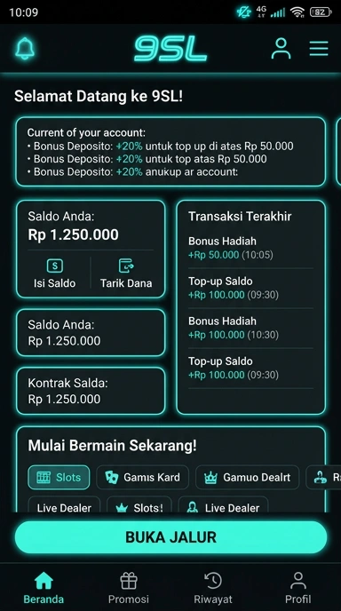 Tampilan link alternatif 9sl