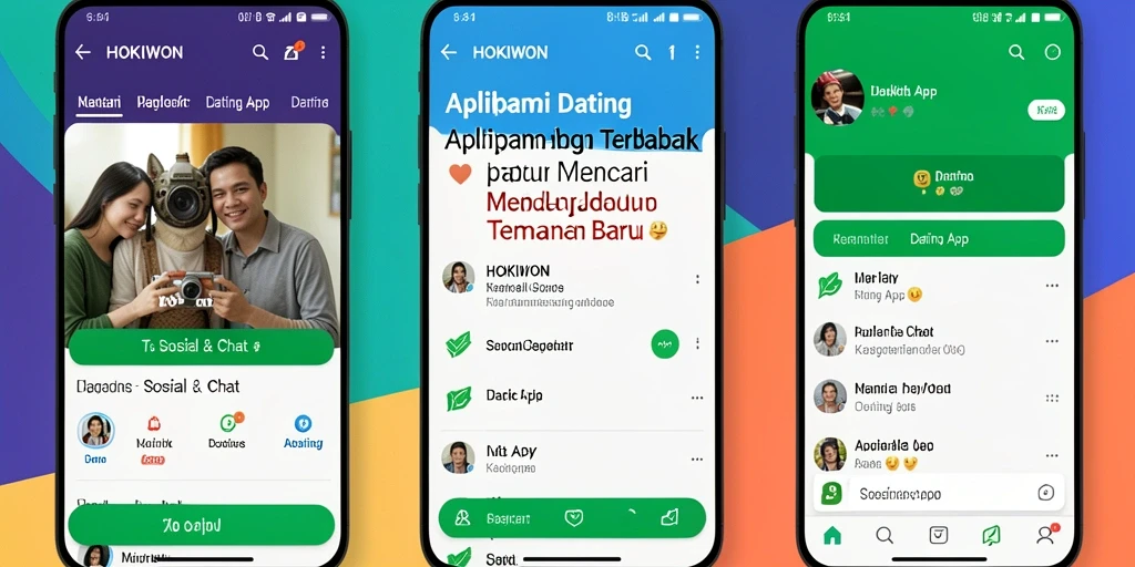 Tampilan antarmuka HOKIWON yang modern dan menarik